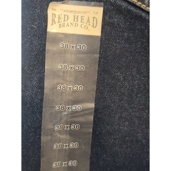 Red Head Brand Co. Denim Blue‎ Jeans Size 38X30 Relaxed Fit Straight Leg - Picture 7 of 8